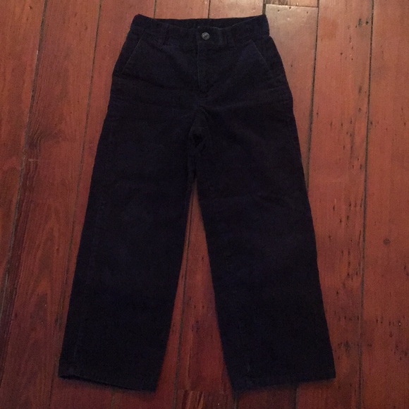 Janie and Jack corduroy pants and checked shirt - Picture 3 of 5